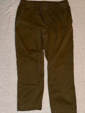 L.L. Bean Men's Comfort Stretch Dock Pants - Antique Olive - Size Large